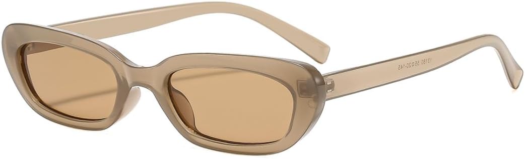 

Солнцезащитные очки с защитой от УФ-излучения UV400 | Маленькая оправа "кошачий глаз" | Линзы конфетных цветов для занятий спортом на открытом воздухе и вождения DSVIGF, Tawny