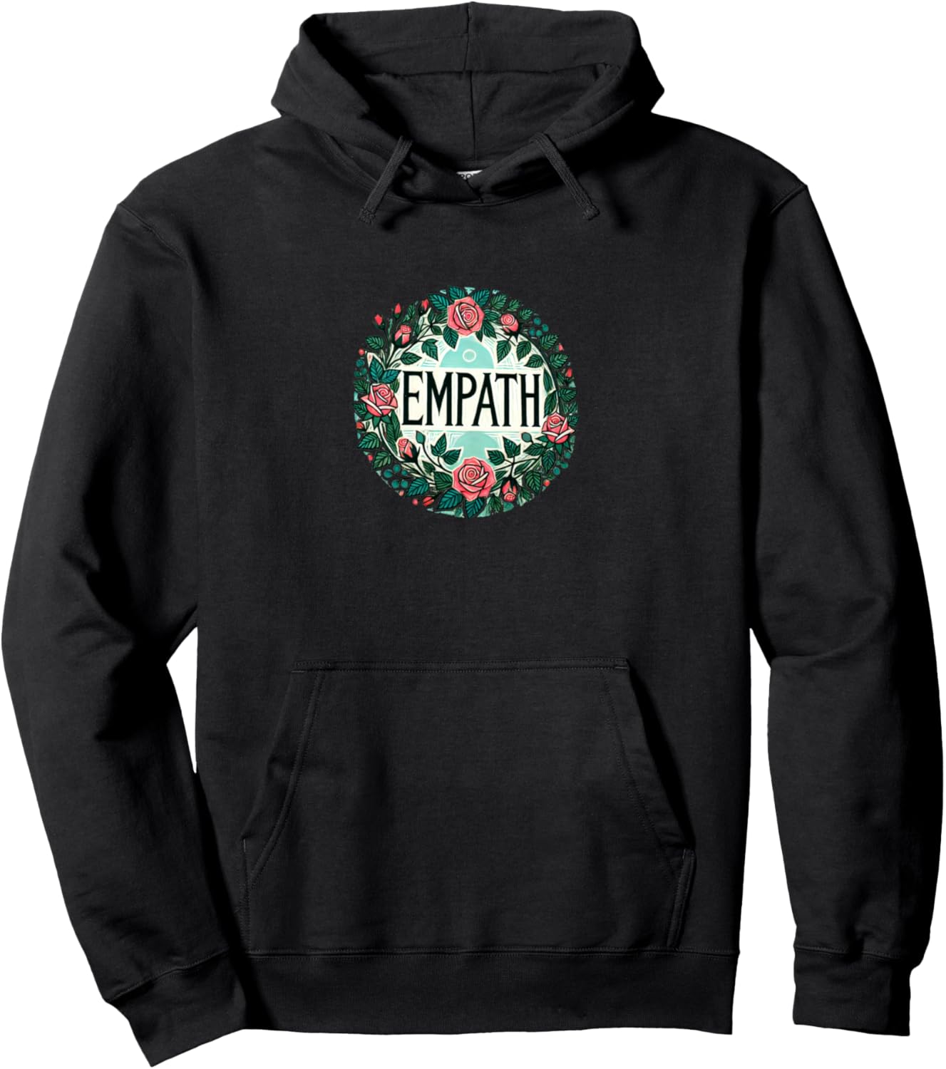 

Худи с ретро-иллюстрацией Эмпатия Vintage Empath Snugg, черный