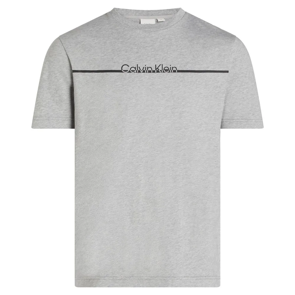 

Футболка Calvin Klein Split Line Logo, серый