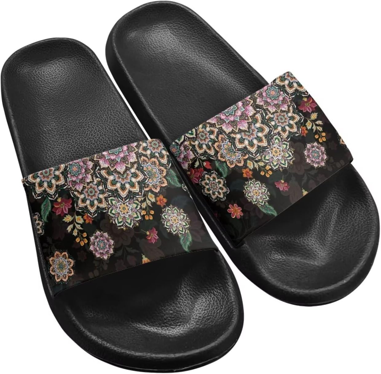 

Мужские шлепанцы Twousenru Cloud Pillow, удобные, толстые, противоскользящие, легкие, для дома, улицы и душа, размер США 6-11, Retro Dahlia