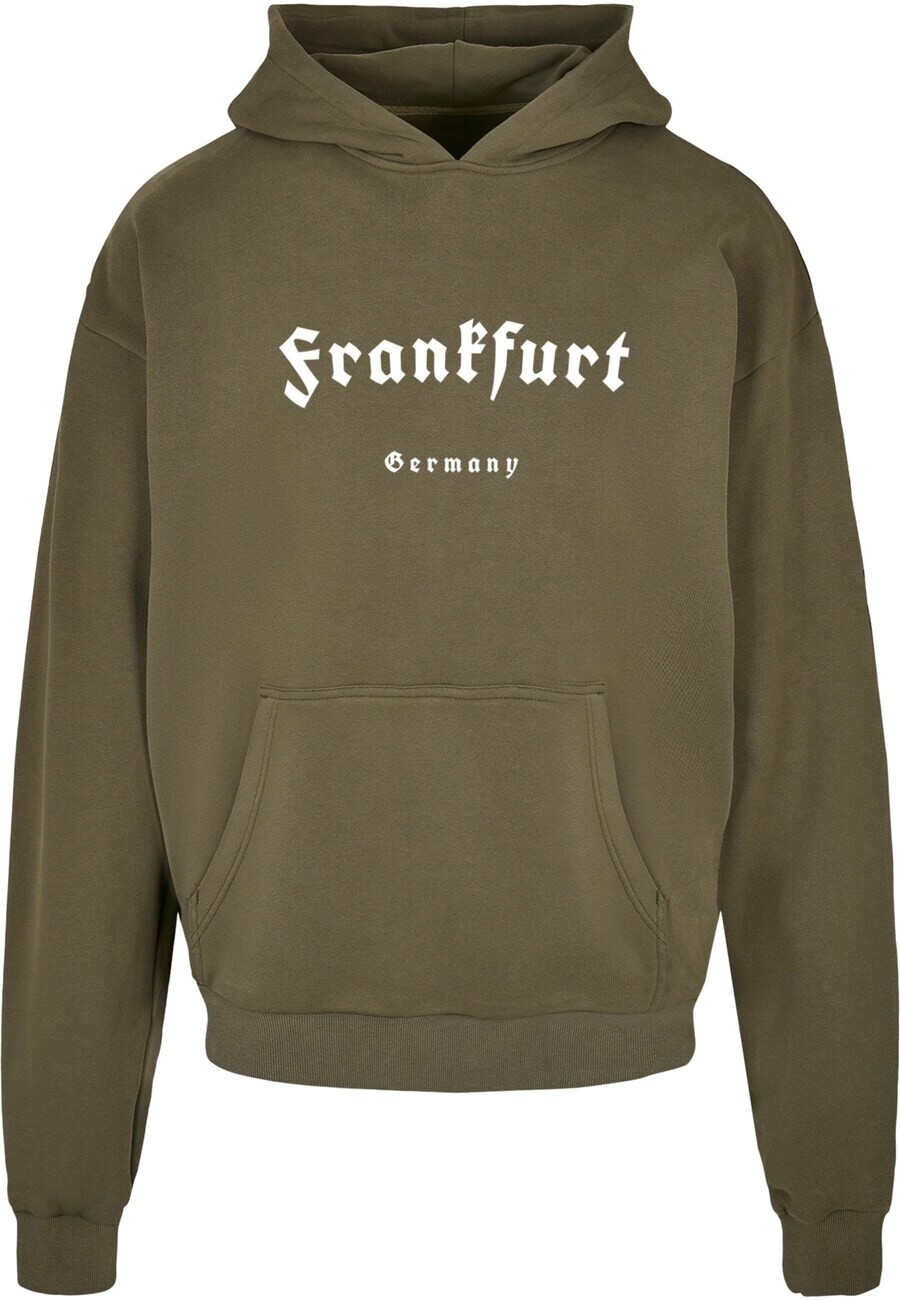

Толстовка с капюшоном Merchcode Sweatshirt Frankfurt X, оливковый