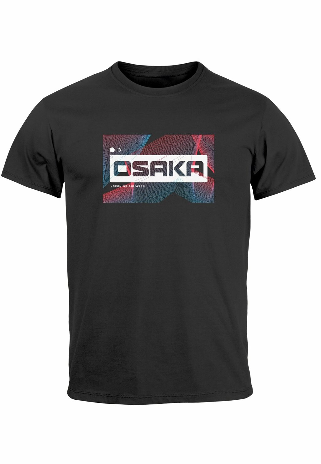 

Футболка с принтом JAPAN OSAKA ASIAN STYLE TEACHWEAR FASHION STREETS Neverless, серый