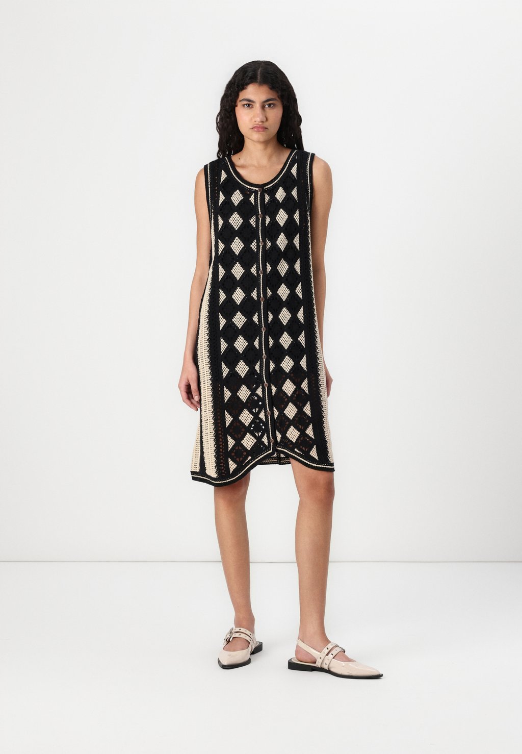 

Платье-джемпер OBJWASILA DRESS Object, песочный