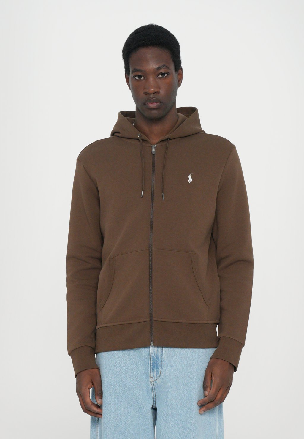 

Толстовка на молнии DOUBLE-KNIT FULL-ZIP HOODIE Polo Ralph Lauren, синий