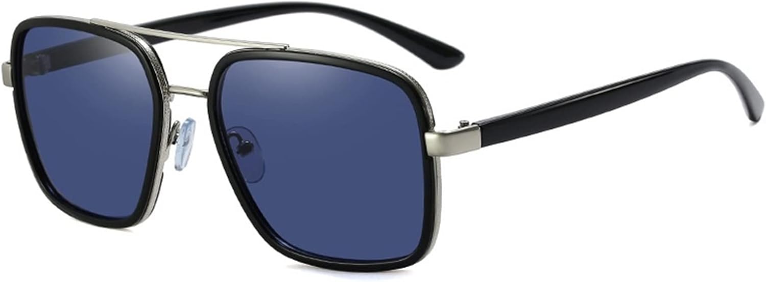 

GAOXIN Модные солнцезащитные очки в крупной оправе для мужчин и женщин, с защитой от УФ-излучения UV400, для использования на открытом воздухе и на пляже (Цвет: A, Размер: Средний), A