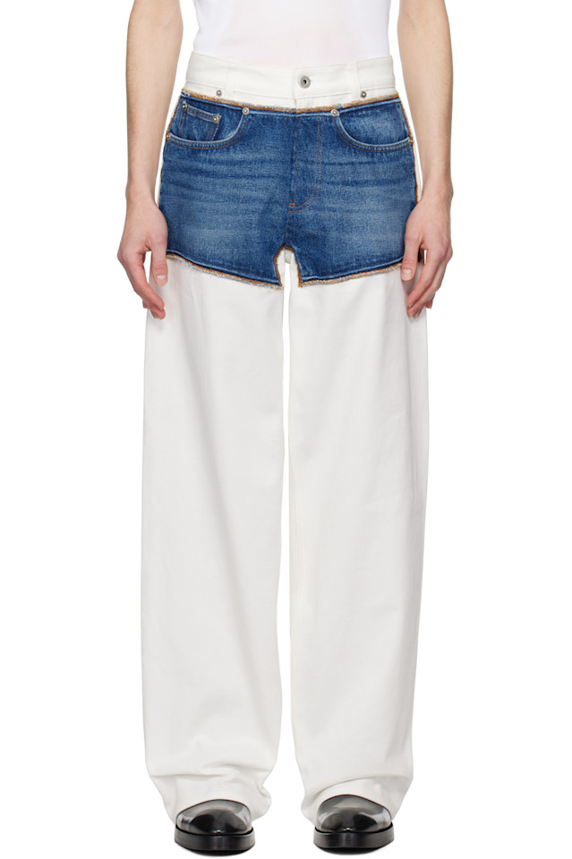 

Петит гранд джинсы Jean Paul Gaultier, мультиколор