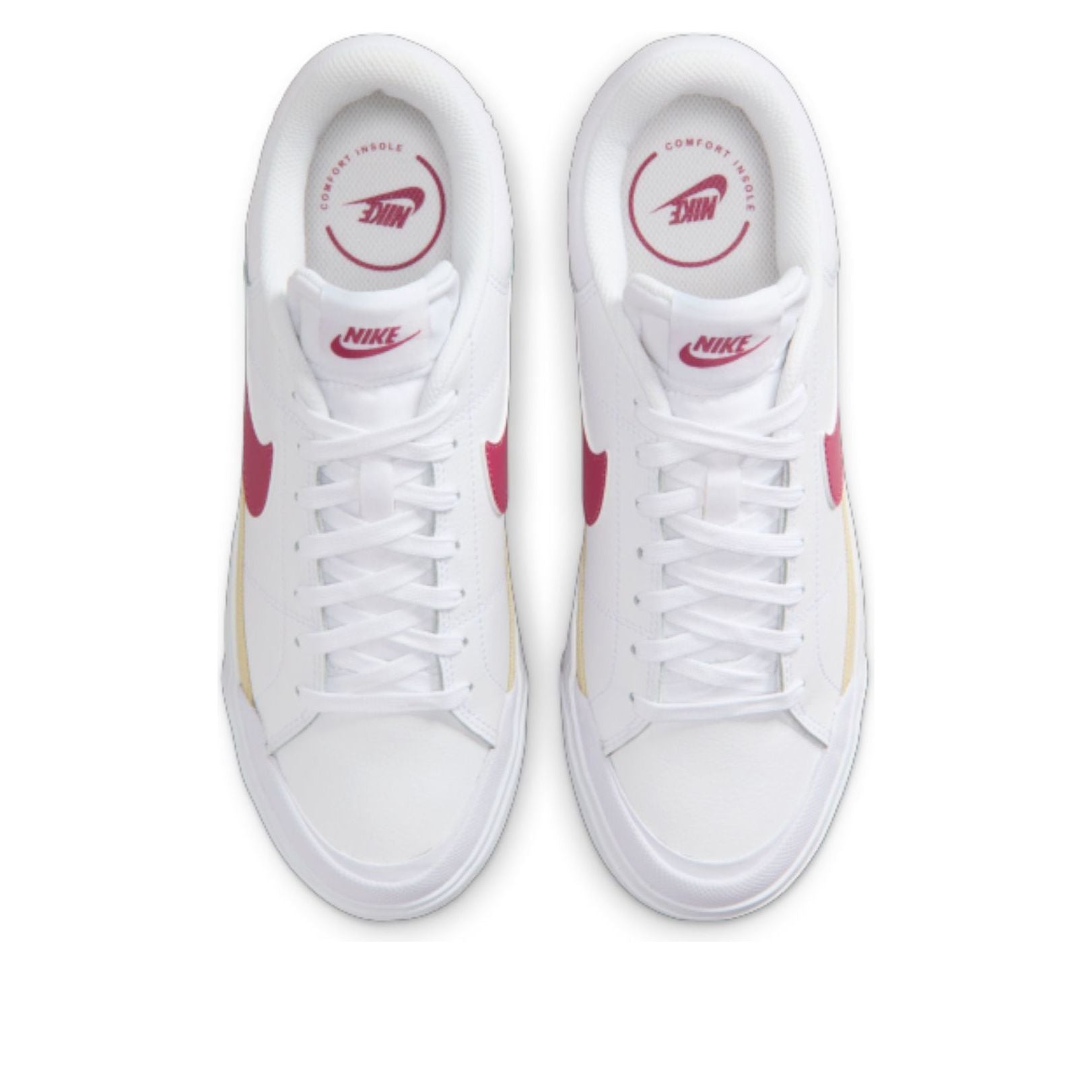 Кроссовки (WMNS) Nike Court Legacy Lift 'White Sweet Beet' — фото 2