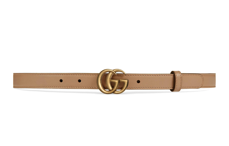 Ремень с пряжкой Double G GUCCI