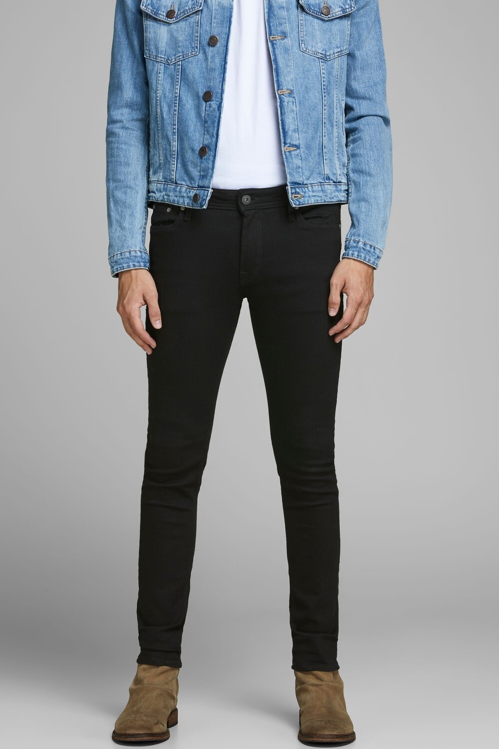 

Джинсы скинни Jack & Jones Liam с 5 карманами JACK & JONES, черный