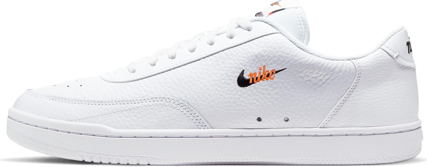 

Теннисные кроссовки Nike Court Vintage Prem для мужчин, White Total Orange Black