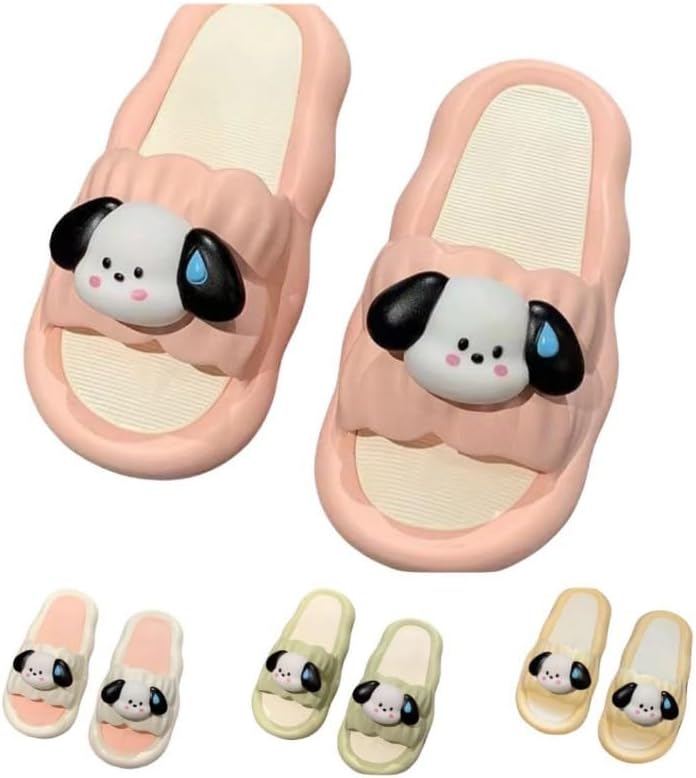 

Милые шлепанцы для женщин с собакой Albiva, розовый