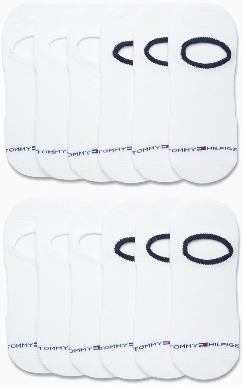 Мужские спортивные носки Tommy Hilfiger - носки Cushion, непромокаемые (12 шт.), White — фото 4