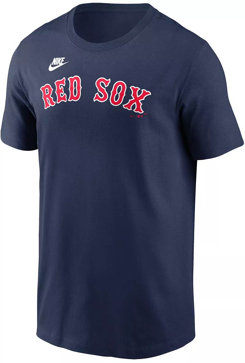 Мужская футболка Nike Boston Red Sox Carl Yastrzemski #8 темно-синяя Cooperstown — фото 3