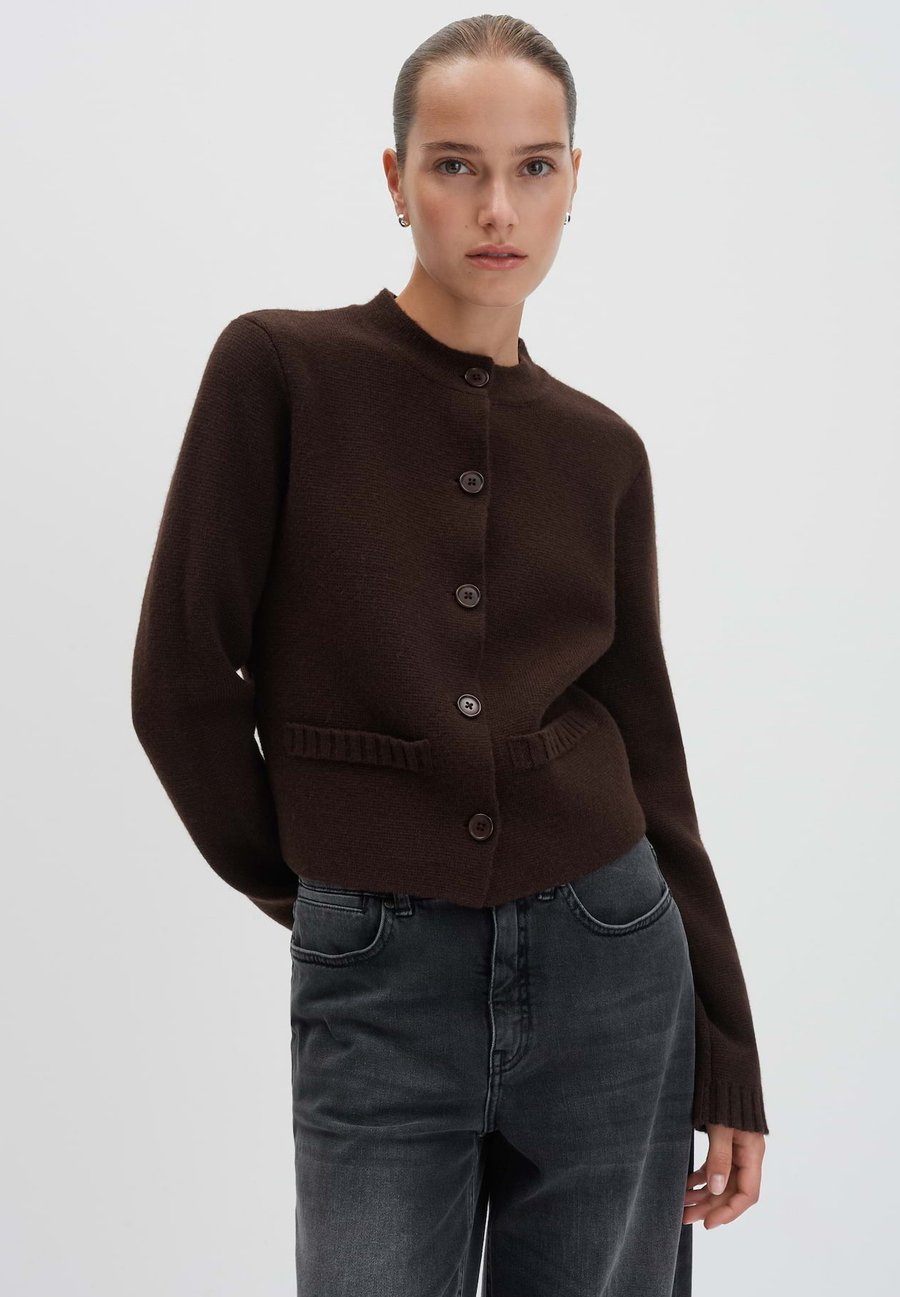 

Кардиган someday. LOOSE FIT RIBBED TEXTURE, Dark Espresso/Brown