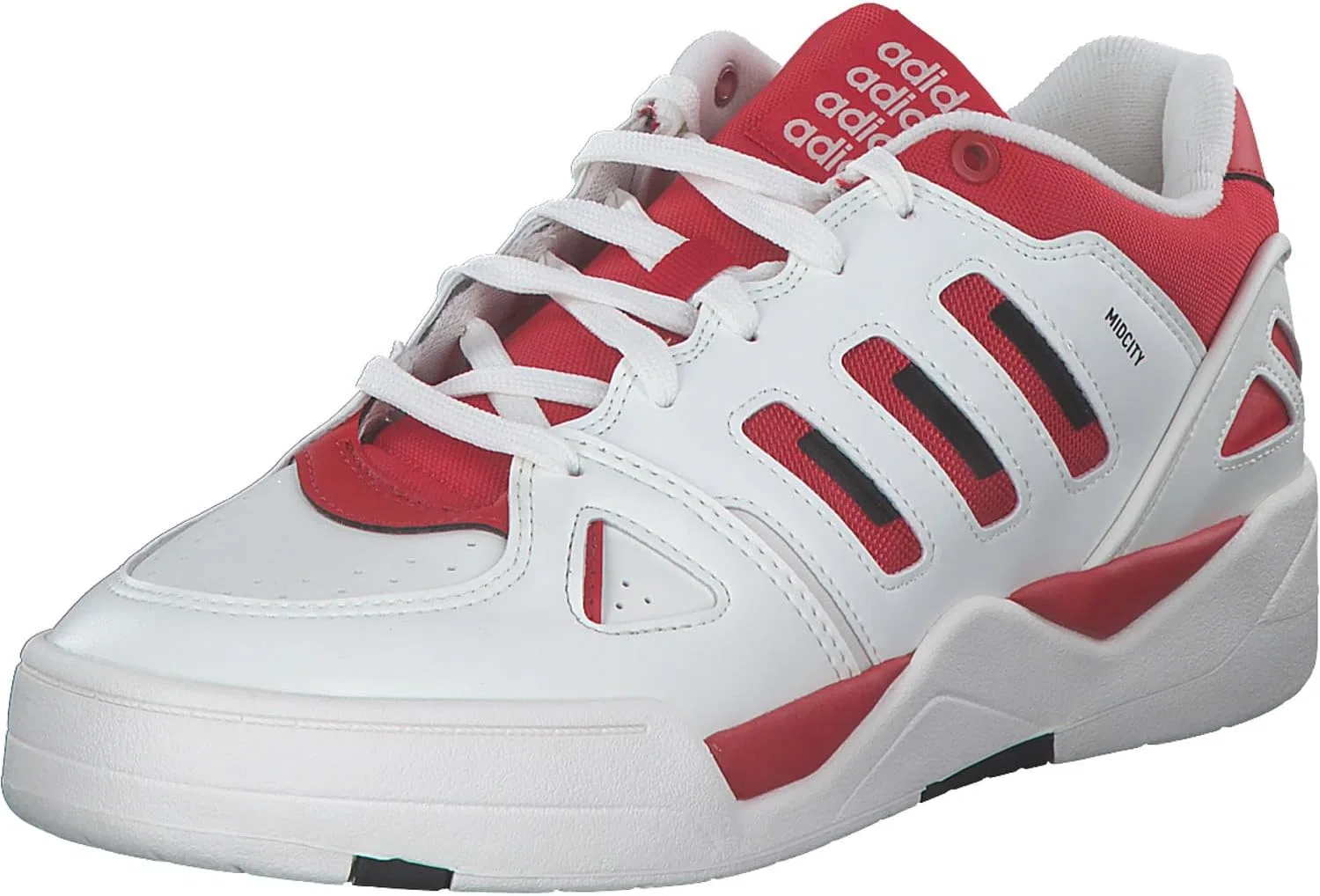 Мужские низкие кроссовки Adidas Midcity, Cloud White Colred Carbon Black