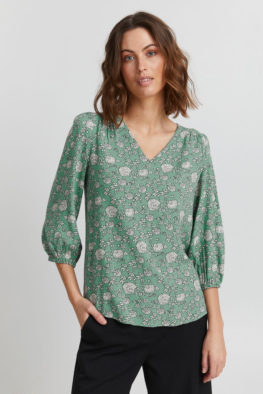 

Блуза Fransa Shirt, зеленый