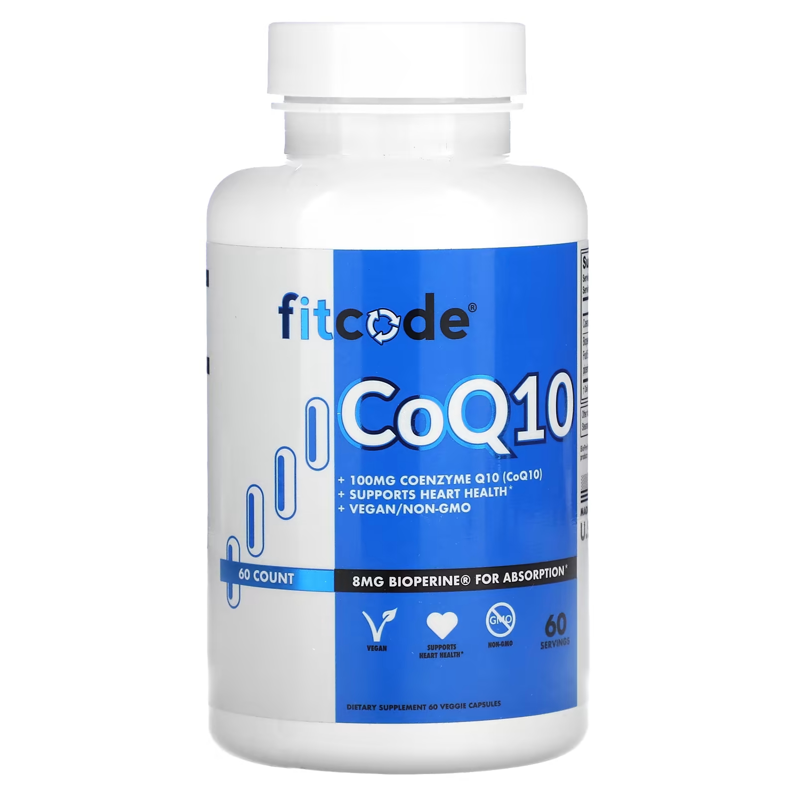 

Добавка Fitcode CoQ10 100 мг, 60 штук