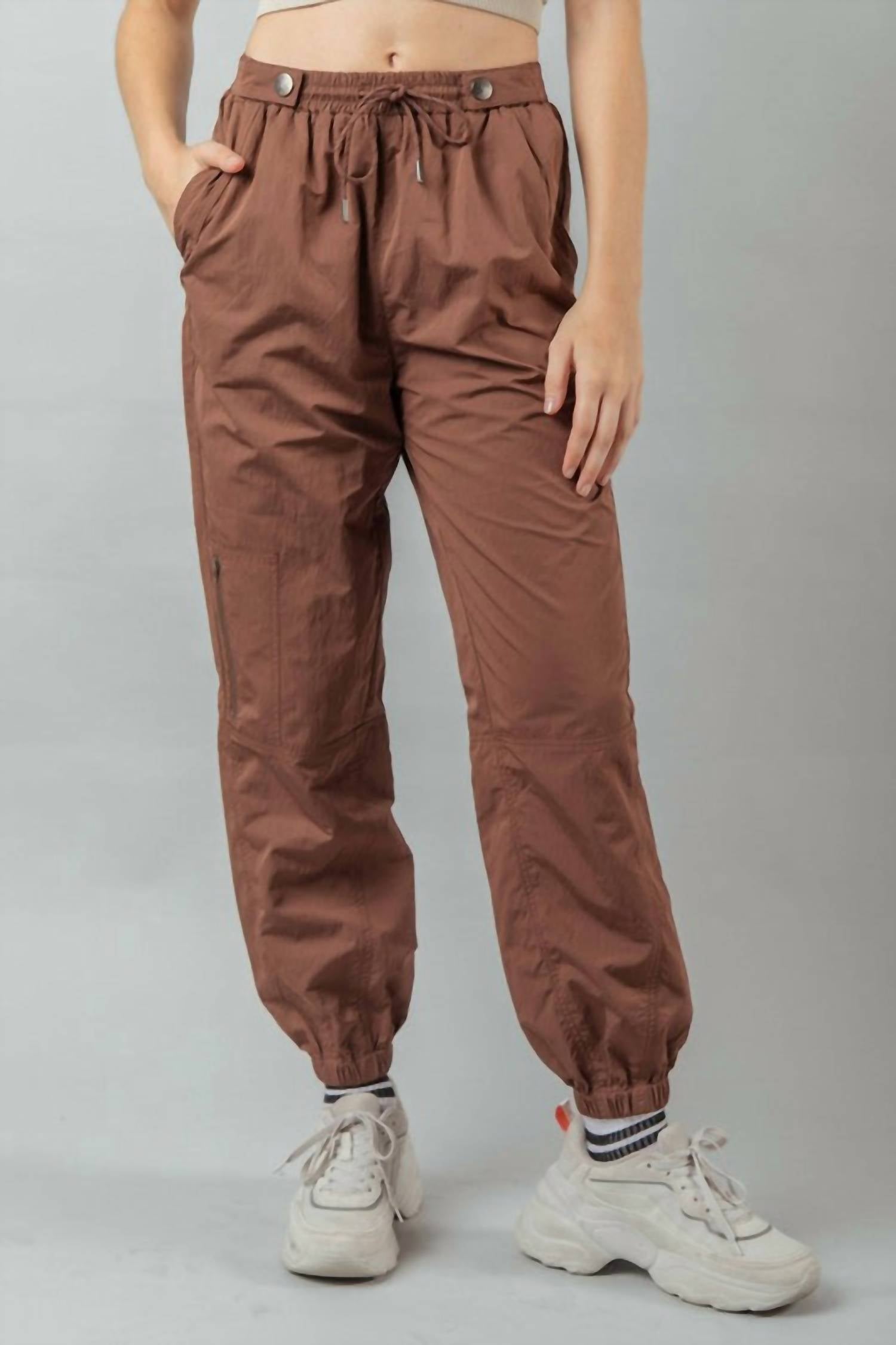 

Брюки-карго Pull On коричневого цвета New In