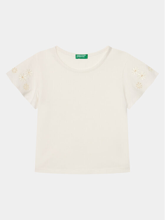 

Футболка узкого кроя United Colors Of Benetton, экрю