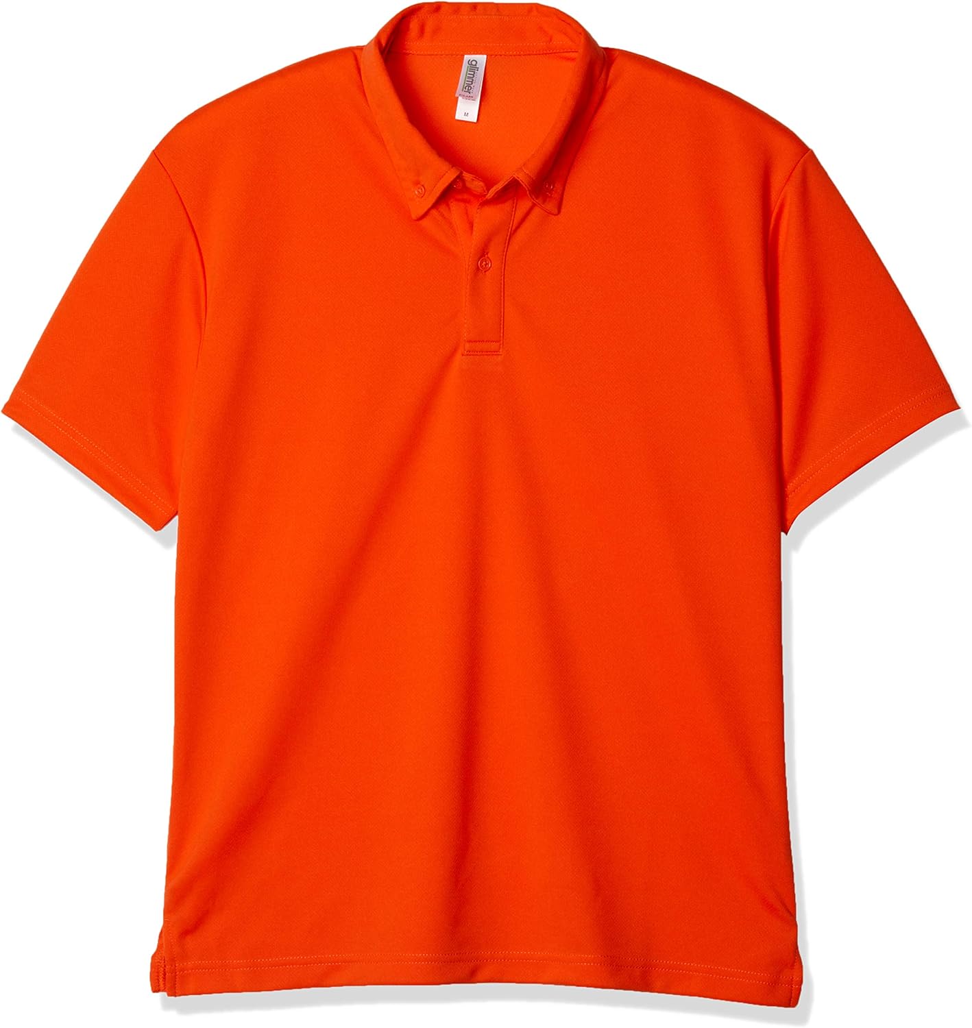 

Рубашка-поло Glimmer с коротким рукавом, плотность ткани 4,4 унции, на пуговицах, без карманов, оранжевый