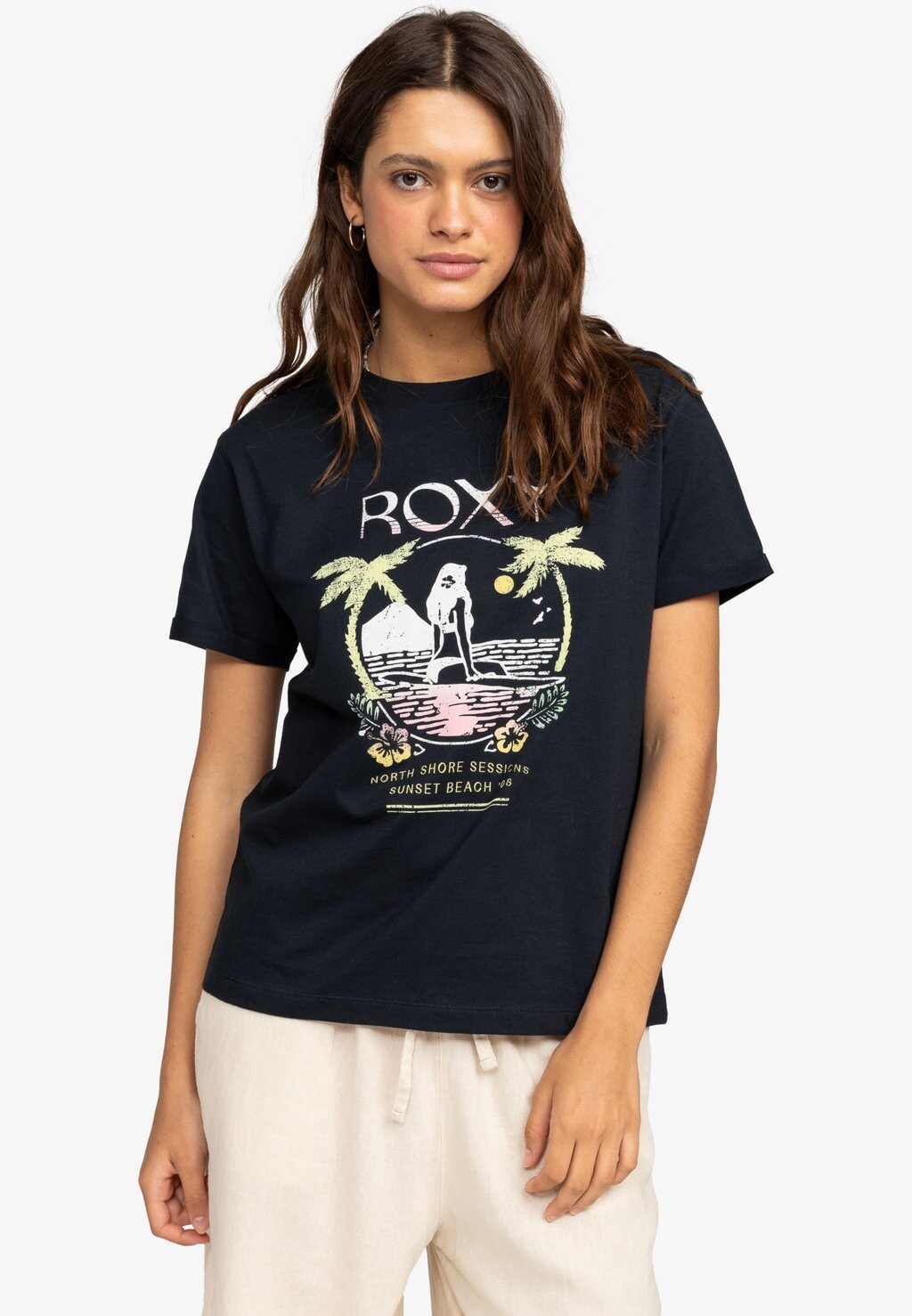 

Футболка с принтом SUMMER FUN Roxy, цвет kvj