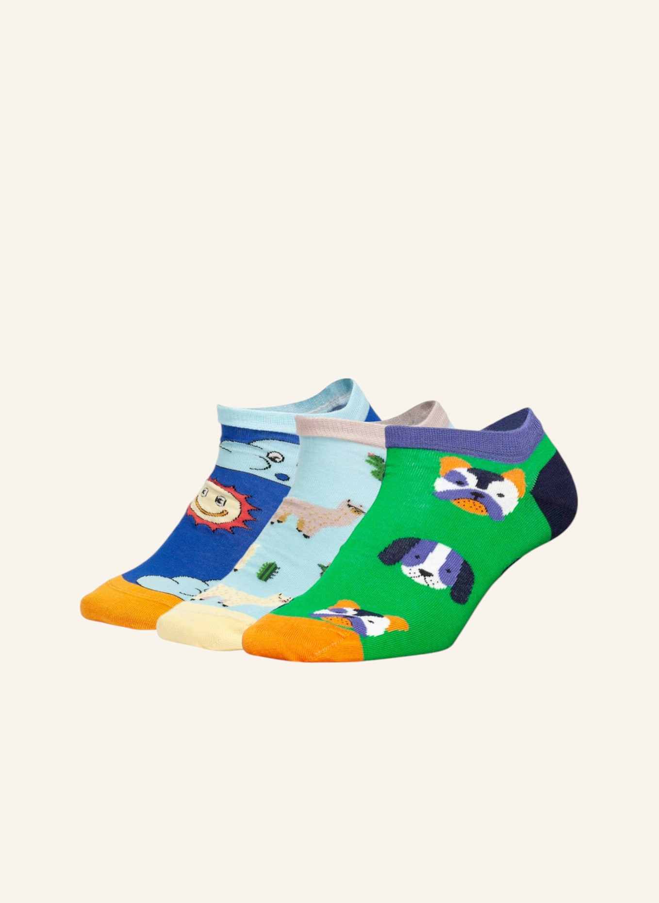 

Носки короткие пушистые для погоды Dillysocks, мультиколор