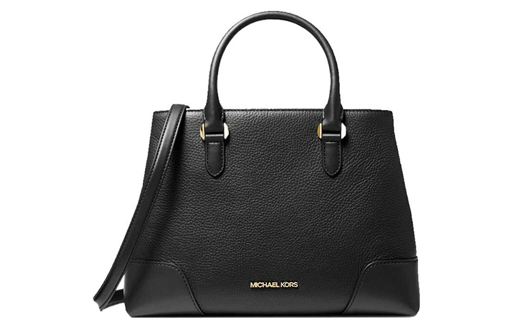 

MICHAEL KORS Кожаная сумка MK Crosby, женская наплечная сумка-кроссбоди черного цвета