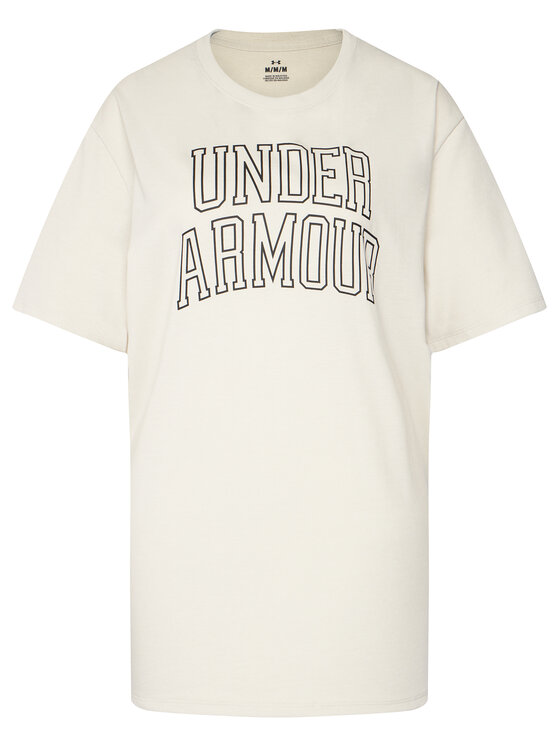 

Футболка oversize Ua Rival Campus 6007883 Under Armour, экрю