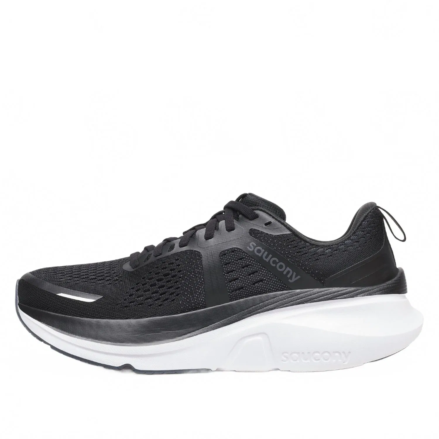 SAUCONY Мужские кроссовки Guide 18, черно-белые — фото 2