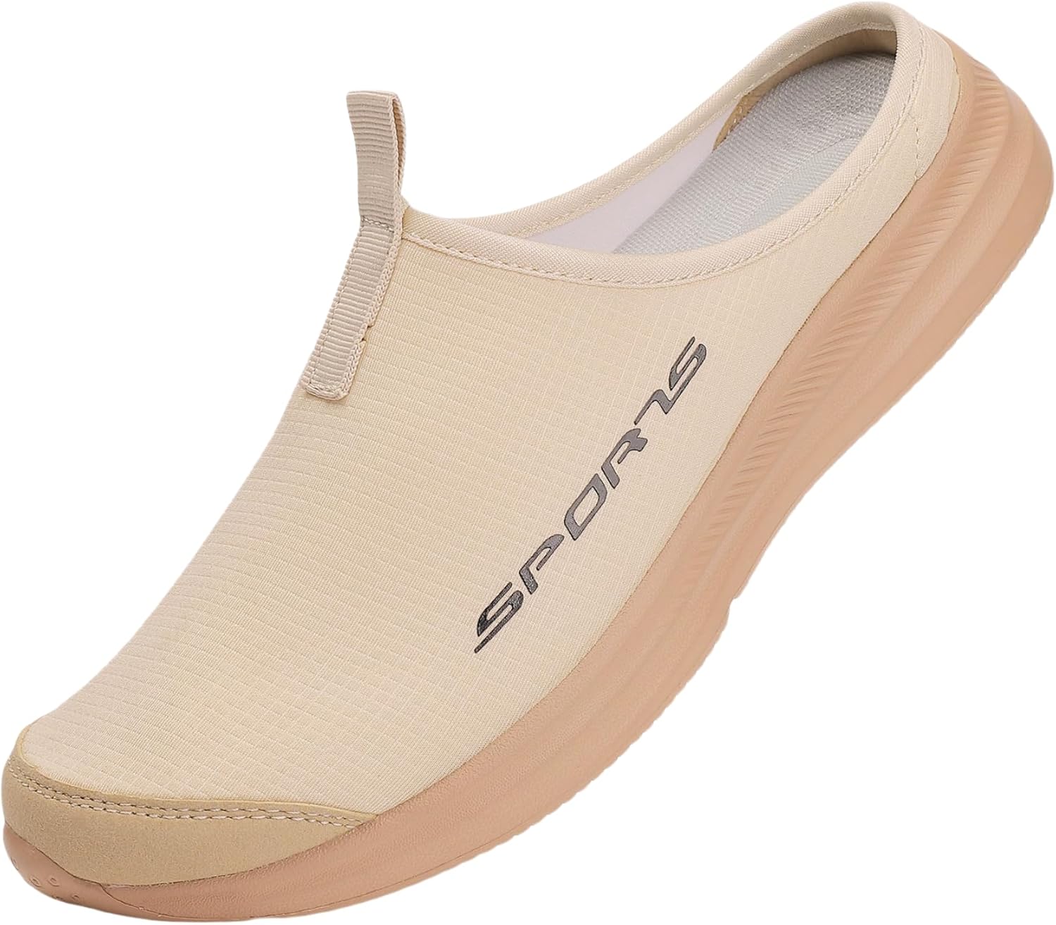 

Мужские удобные тапочки с противоскользящей подошвой, дышащие и быстро сохнущие пляжные водные туфли для активного отдыха на природе Hhhchpm, хаки