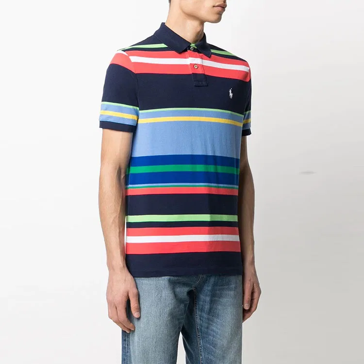 Поло мужское Multicolor Polo Ralph Lauren — фото 3