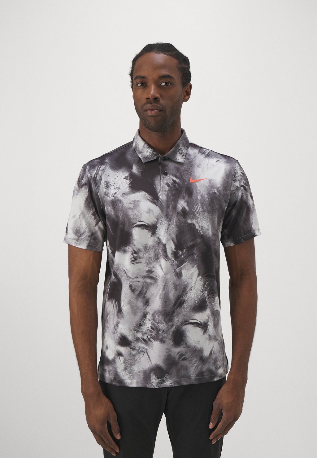 

Рубашка-поло DRI FIT TOUR OMBRE PRINT Nike, цвет black/turf orange