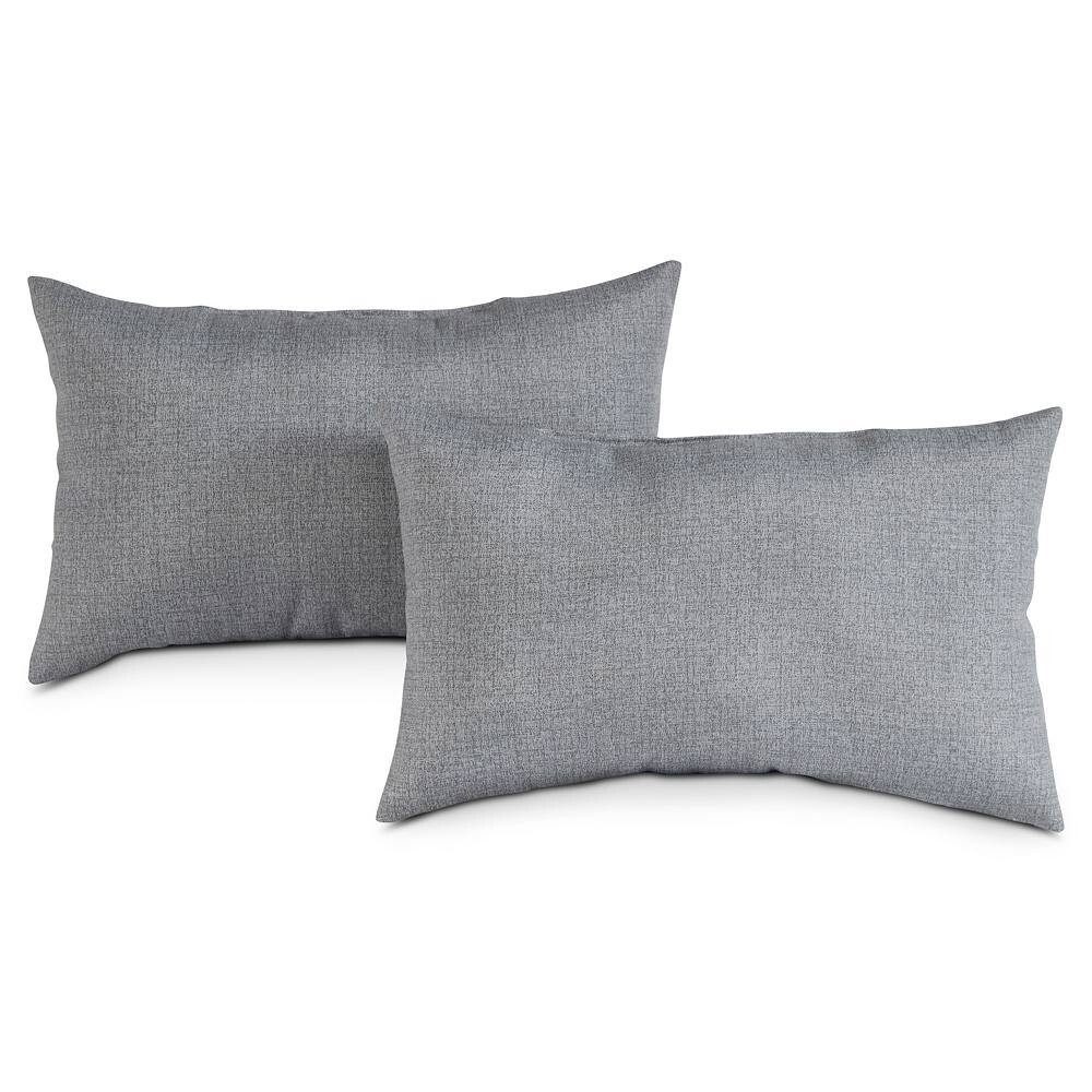 

Greendale Home Fashions Набор из 2 продолговатых декоративных подушек для улицы, цвет Heather