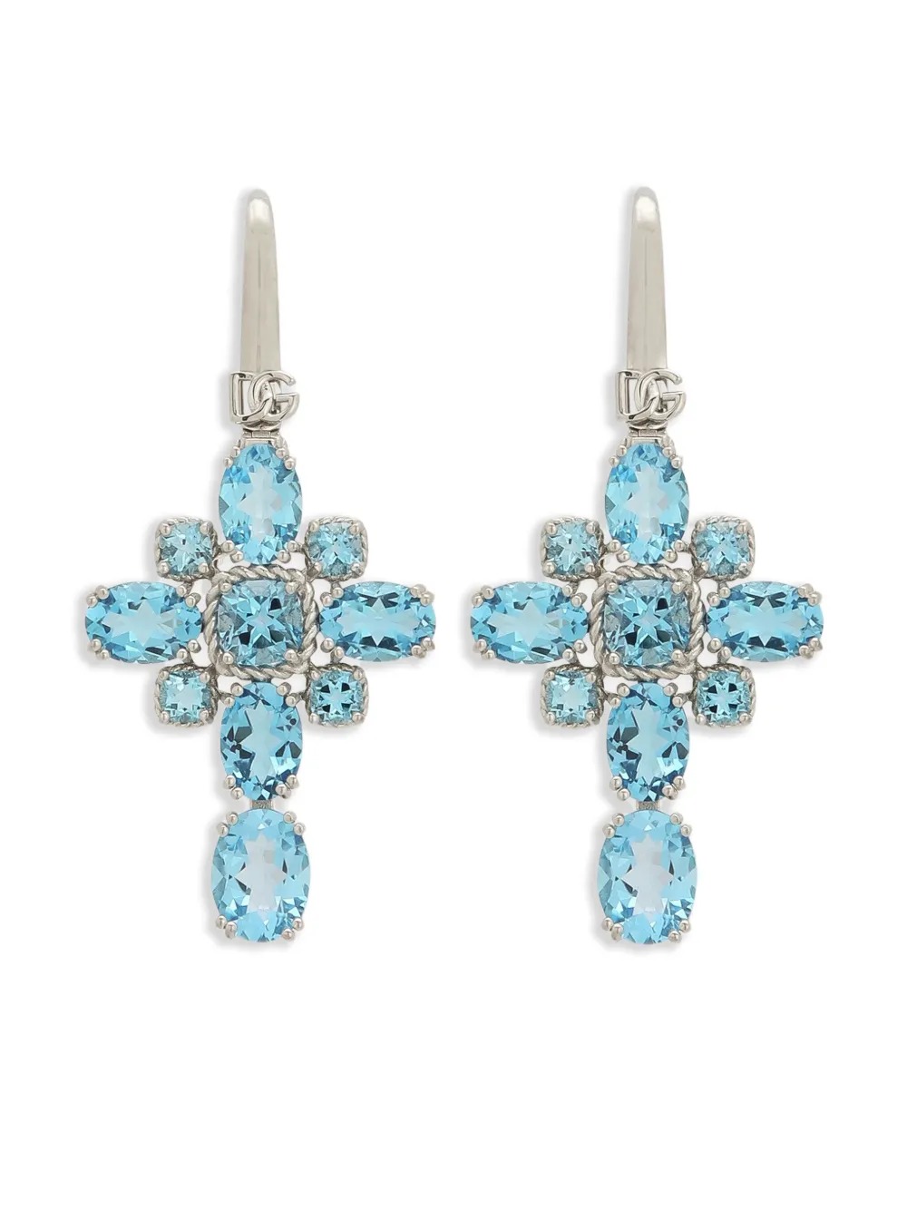 

Серьги Anna из белого золота с топазами DOLCE & GABBANA, белый