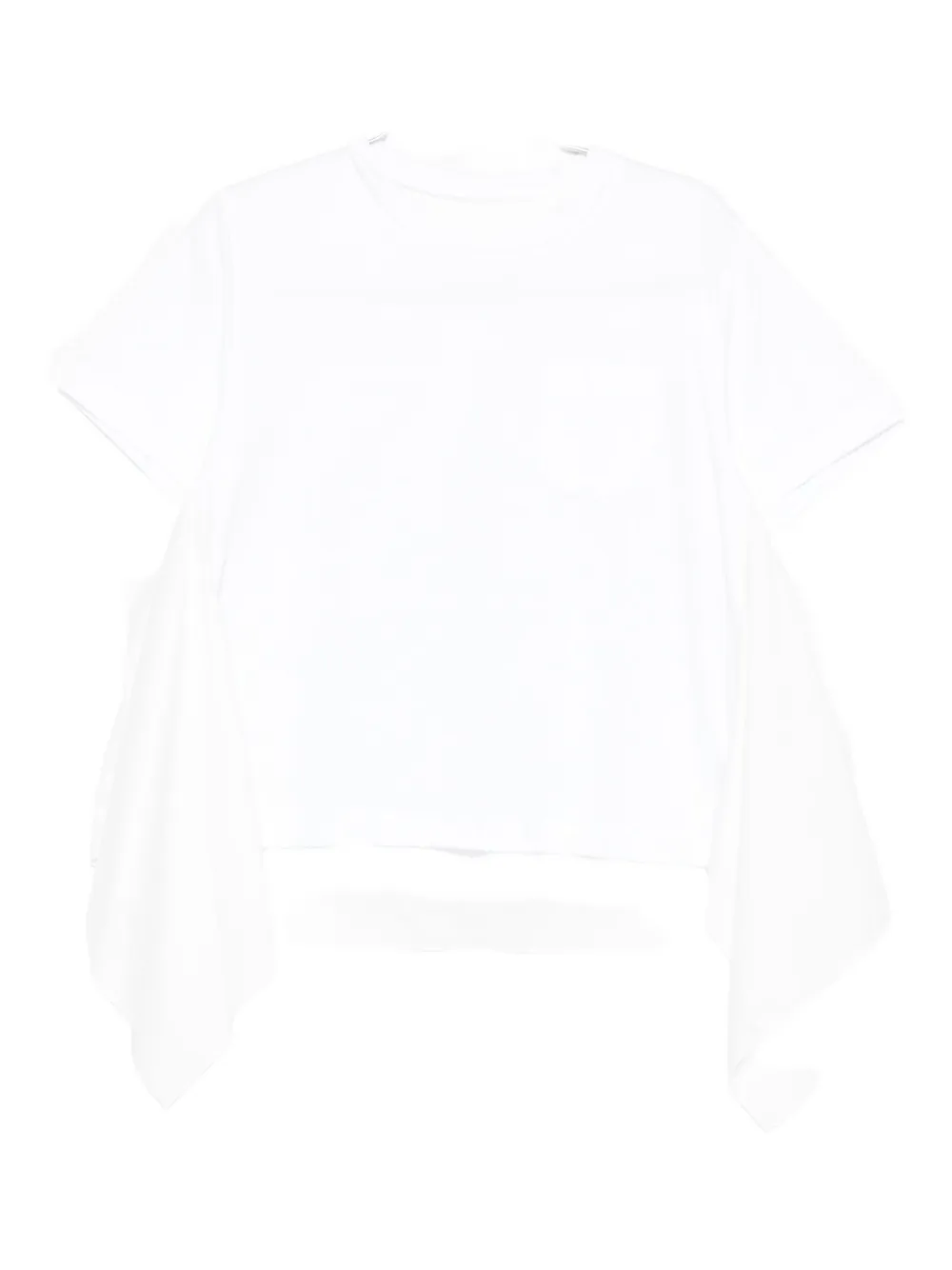 

Драпированный топ Sacai, белый