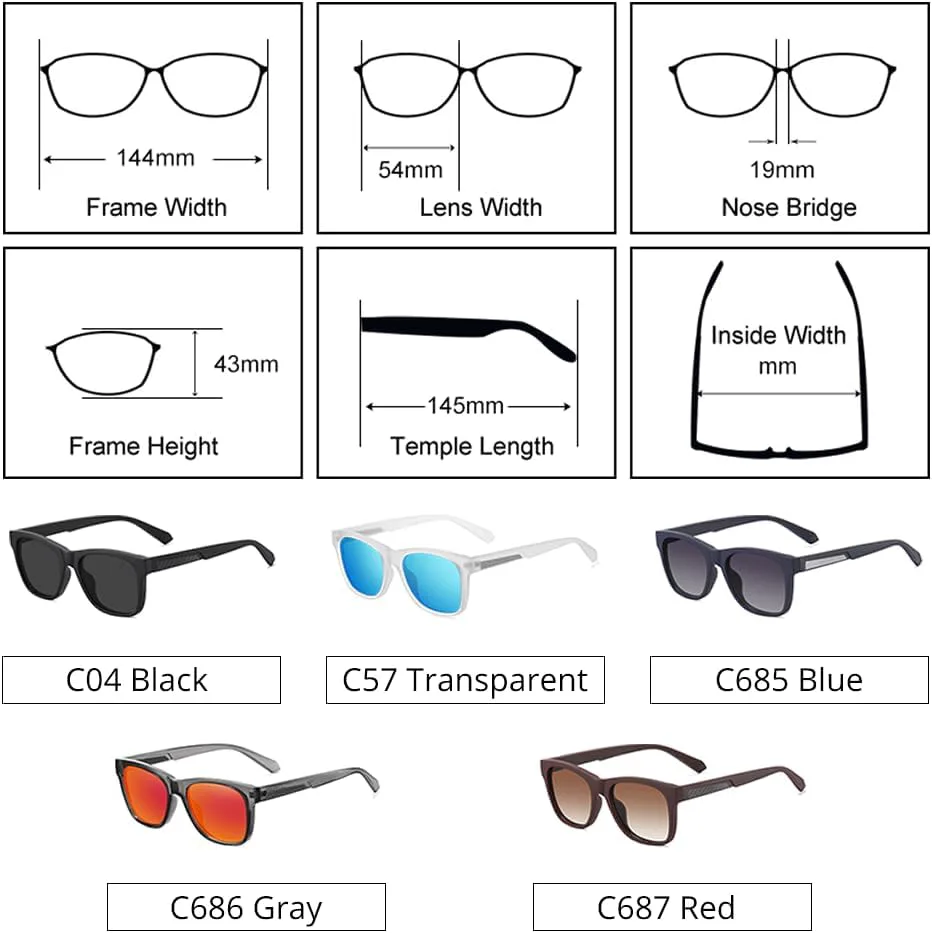 

Солнцезащитные очки MUTYNE для мужчин, поляризованные, с защитой от УФ-излучения UV400, квадратной формы, для рыбалки, вождения, мужские солнцезащитные очки, Black