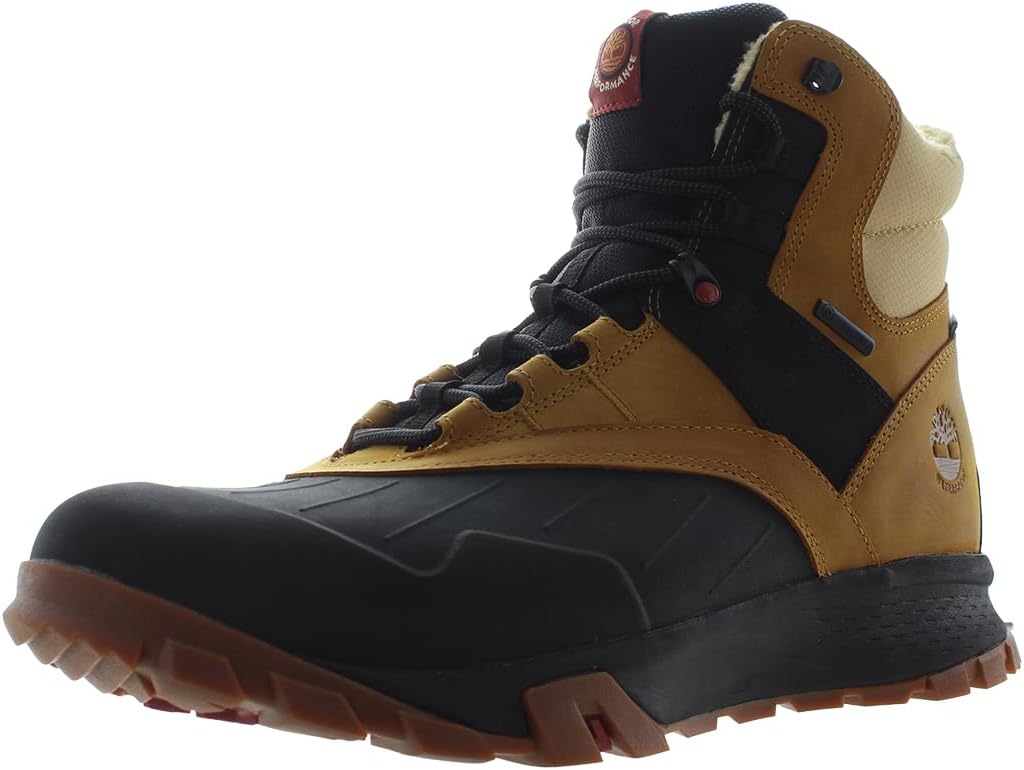

Timberland мужские Mt Lincoln Mid Wp утепленные треккинговые ботинки, Wheat Full Grain/Black