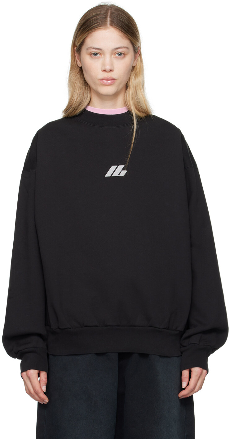

Черная обычная толстовка Balenciaga