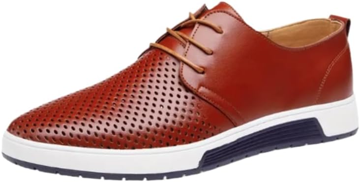 

Мужские слипоны и скейт-обувь с мягкой подошвой, дышащей подкладкой, низким профилем и закругленным носком для деловых людей Hchctry, коричневый