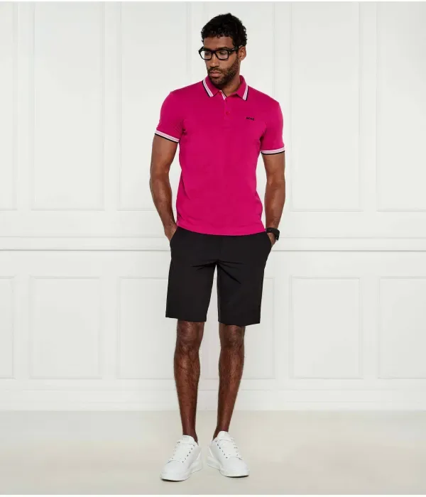 Шорты S_Commuter slim fit Boss Green, черный — фото 2