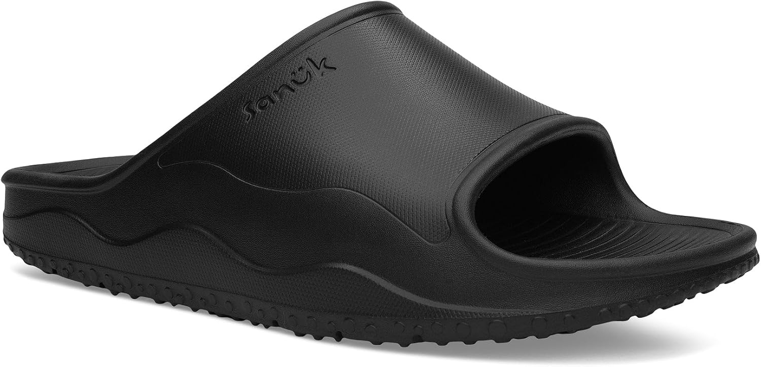 

Мужские слайдеры Sanuk Beer Foamie, Сандалии для мужчин, Пляжные сандалии, Водостойкие и легкие, черный