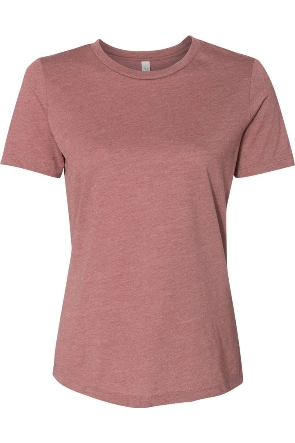 

Женская свободная футболка BELLA + CANVAS Heather CVC, цвет heather mauve