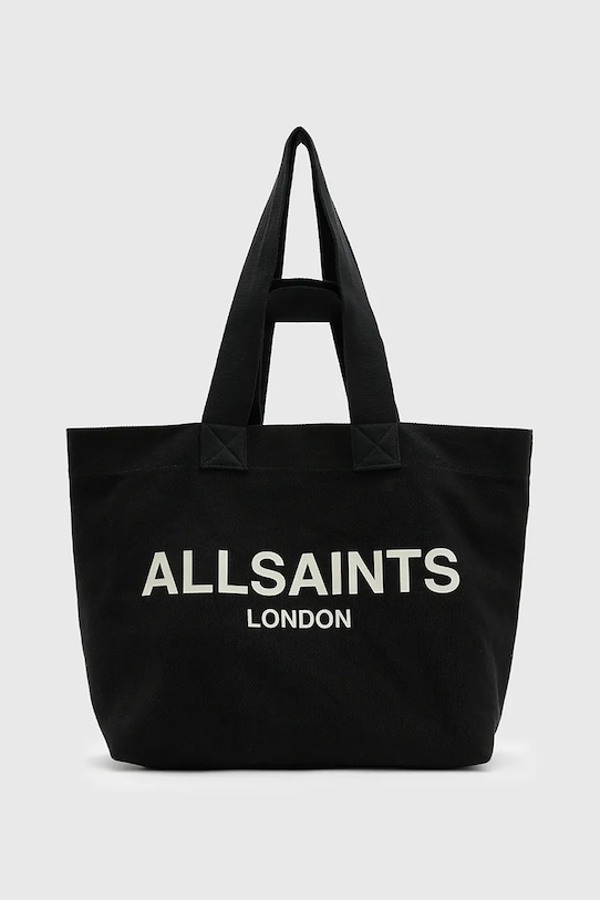 

Хлопковая сумка ALI Allsaints, черный