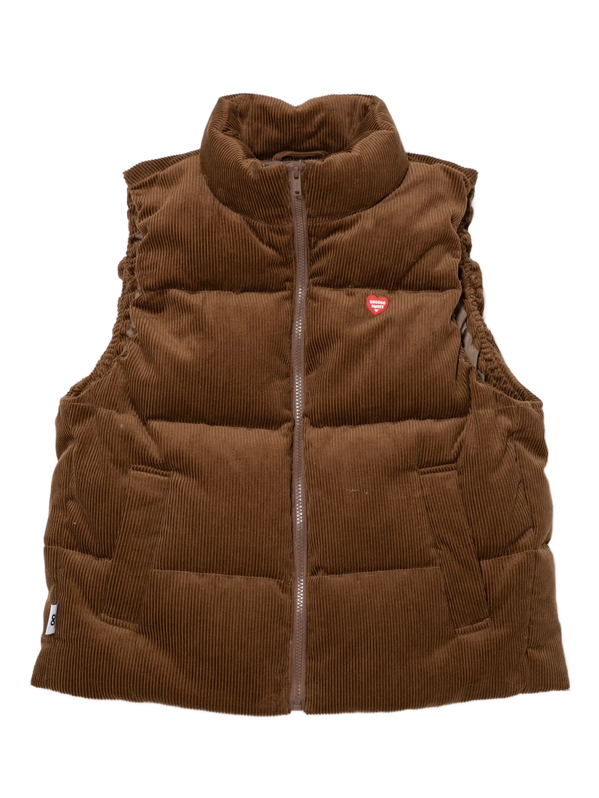 

Жилет с тисненым логотипом Chocoolate, коричневый