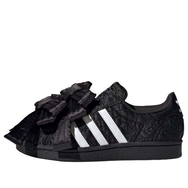 Кроссовки caroline hu superstar 'black white' Adidas, черный