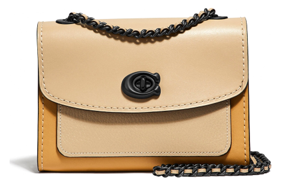 

COACH Сумка через плечо мини женская желтая разноцветная