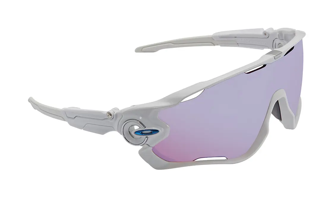 

Oakley Пластиковые солнцезащитные очки нестандартной формы мужские белые, White