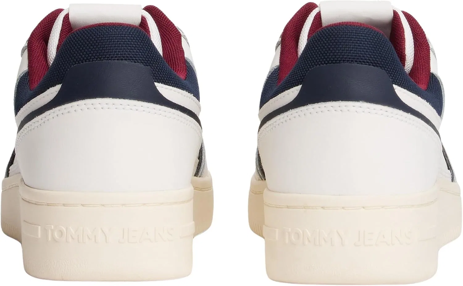 Кроссовки Tommy Jeans Herren Cupsole Sneaker Retro Basket Low Top, Blue Rwb — фото 2