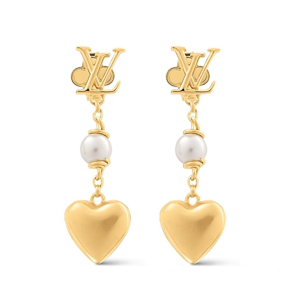 

Серьги LV Heart Louis Vuitton, золотой