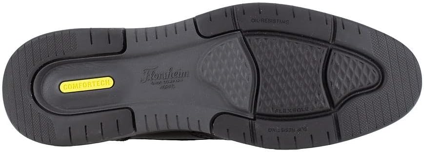 Мужские оксфорды Florsheim Work Flair Wingtip Oxford ST, черный — фото 2